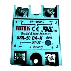 ТВЕРДОТЕЛЬНОЕ РЕЛЕ FOTEK SSR-50DA-H