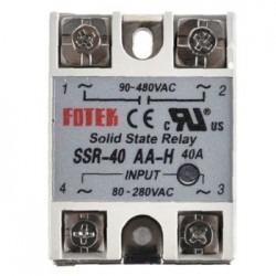 ТВЕРДОТЕЛЬНОЕ РЕЛЕ FOTEK SSR-40AA-H